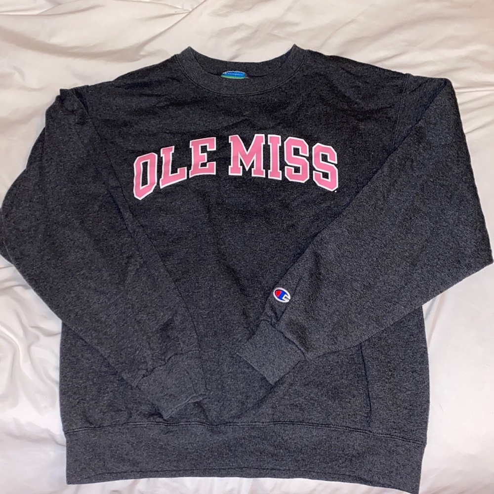 ole miss champion sweatshirt
